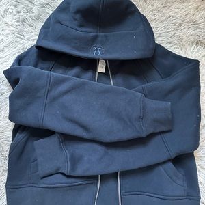 Lululemon Scuba Full Zip in Navy Blue